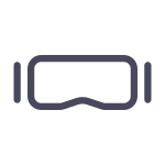 Headset Curved SVG Icon